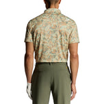 Lyle & Scott 数字花卉高尔夫 Polo 衫 - 日出黄