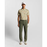 Lyle & Scott 数字花卉高尔夫 Polo 衫 - 日出黄