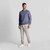 Lyle & Scott Fly Fleece Crew Neck - Sturmblau