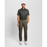 Lyle & Scott Geometrisches Print Golf Polo -Shirt - Mitternachtskohle