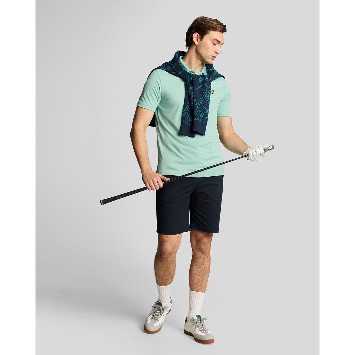 Lyle & Scott Golf Tech Polo -Hemd - Mineraltürkis