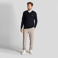 Lyle & Scott Golf Merino Mischung gegen Nackenpullover - Dark Navy
