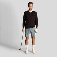 Lyle & Scott Golf Merino Mischung gegen Nackenpullover - Jet Black