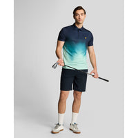 Lyle & Scott Gradient Golf Polo Shirt - Dark Navy