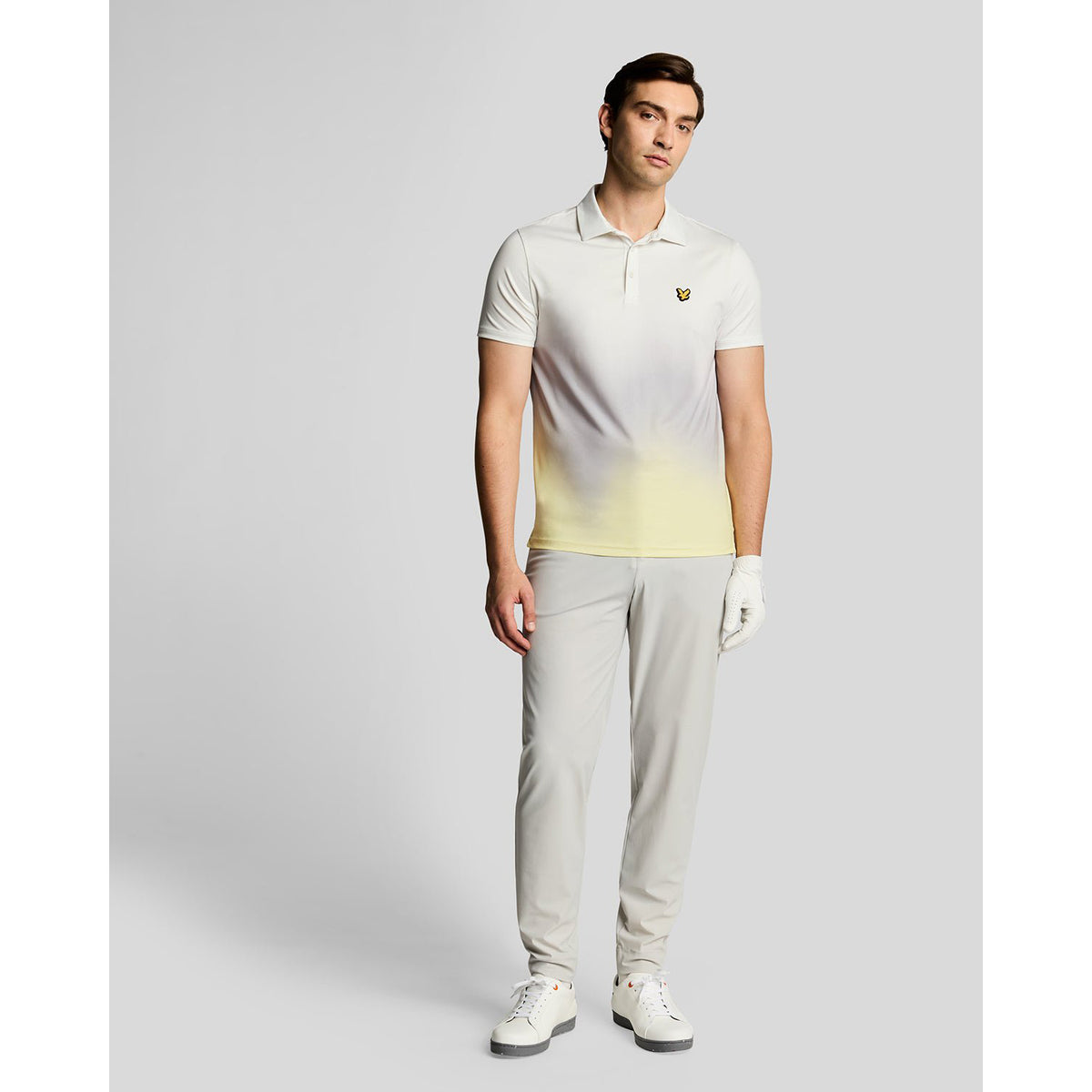 Lyle & Scott Gradient Golf Polo -Hemd - Weiß