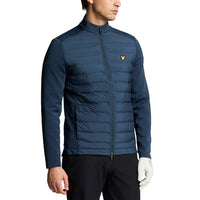 Lyle & Scott Hybrid gesteppt Full Reißverschluss -Golfjacke - Ryder Blue