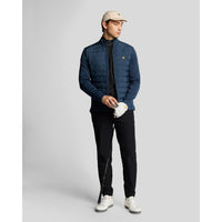 Lyle & Scott Hybrid gesteppt Full Reißverschluss -Golfjacke - Ryder Blue