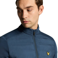 Lyle & Scott Hybrid gesteppt Full Reißverschluss -Golfjacke - Ryder Blue