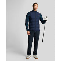Lyle & Scott Hybrid gesteppt Full Reißverschluss Golfweste - Ryder Blue