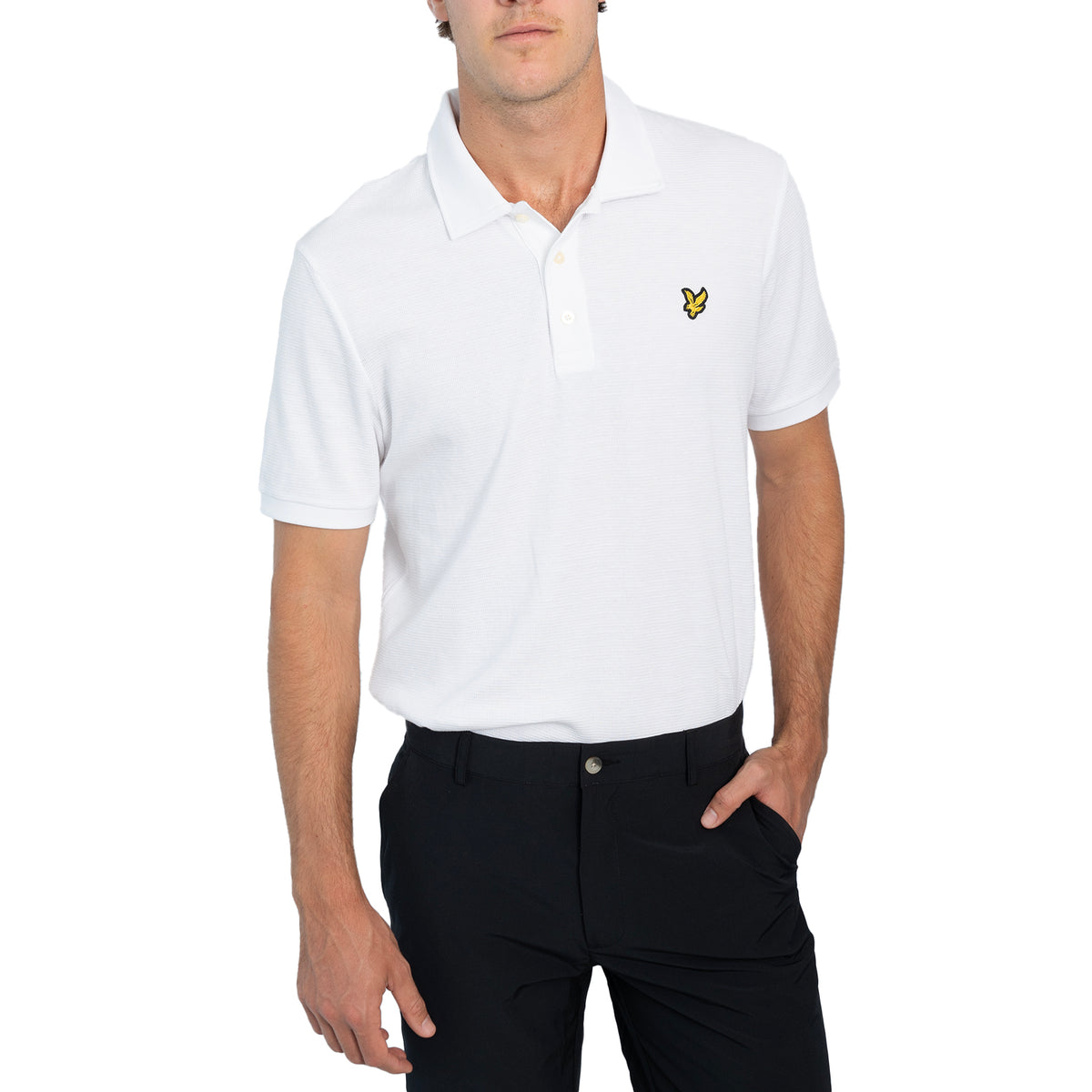 Lyle & Scott Milano Baumwollpolo -Hemd - Weiß