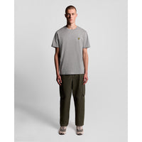 Lyle & Scott Plain Golf T -Shirt - hellgraue Mergel