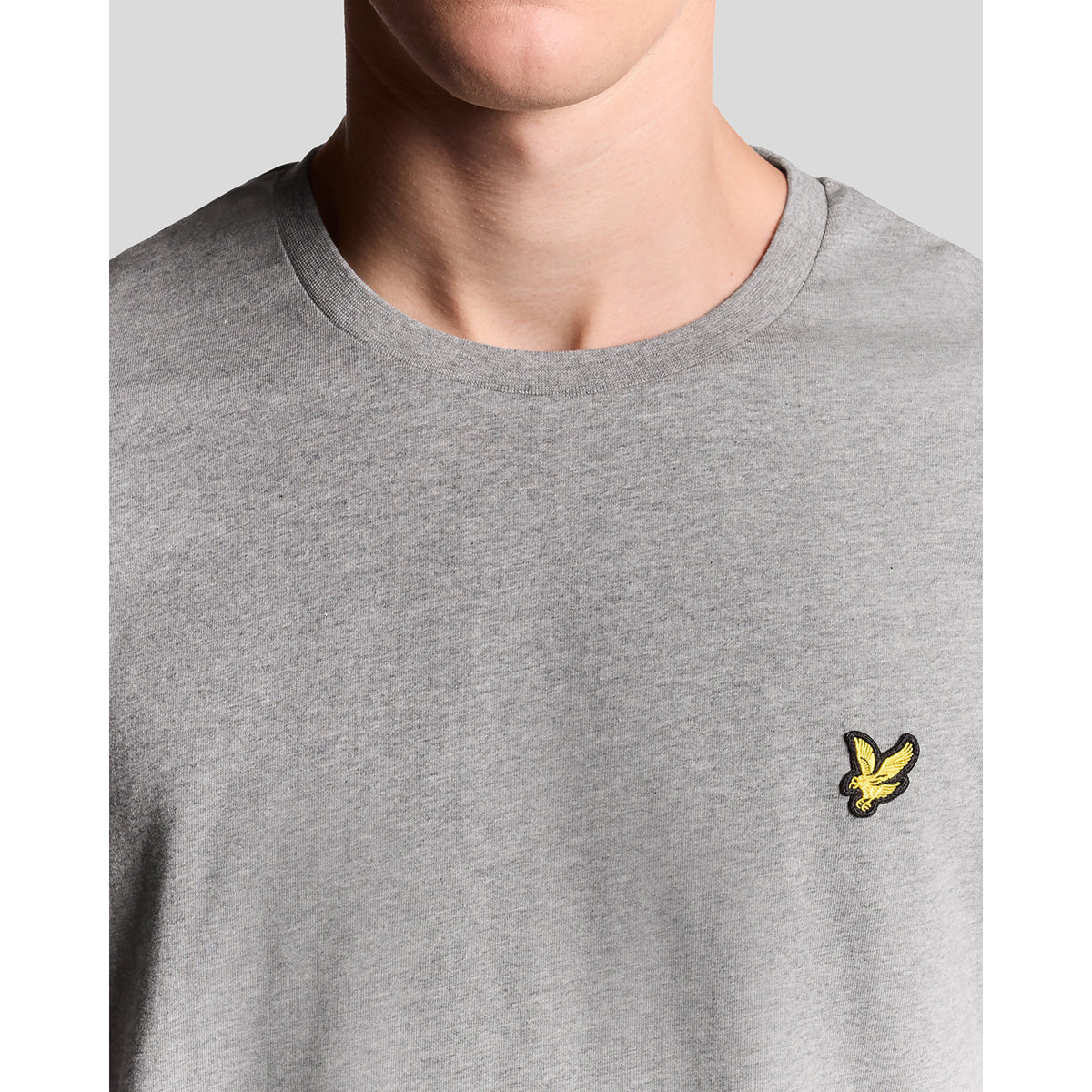 Lyle & Scott Plain Golf T -Shirt - hellgraue Mergel