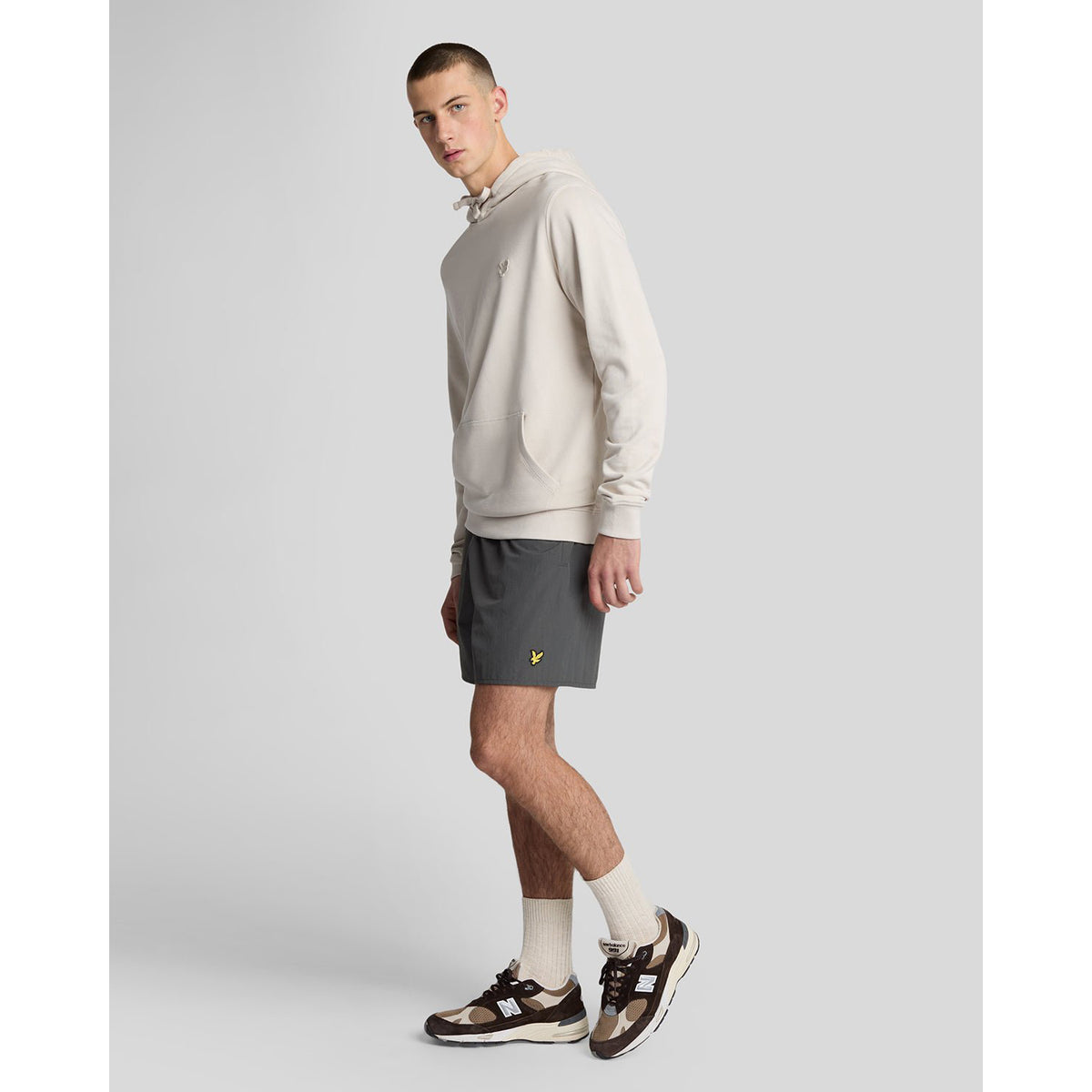 Lyle & Scott Plain Swim Shorts - Gunmetal