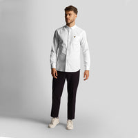 Lyle & Scott regelmäßig Fit Leichtes Oxford -Hemd - Weiß