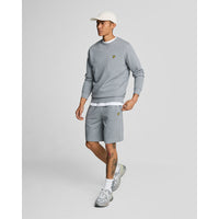 Lyle & Scott Sweat Golf Shorts - Mid Grey Margel