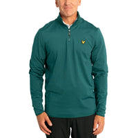 Lyle & Scott Tech 1/4 Zip Midlayer - Golfgrün