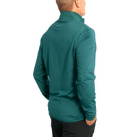 Lyle & Scott Tech 1/4 Zip Midlayer - Golfgrün