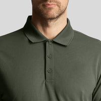 Lyle & Scott Tonal Tech Golf Polo -Hemd - Cactus Green