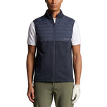 Lyle & Scott Windjammer Golfweste mit durchgehendem Reißverschluss – Dunkelblau