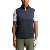 Lyle & Scott Windjammer Full Zip Golf Gilet - Dark Navy