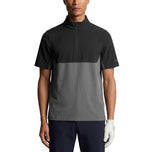 Lyle & Scott Windjammer Golfshirt – Jet Black/Granite