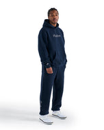 Malbon Fesque Golf Kapuzenpullover – Marineblau