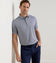 Peter Millar Solid Performance Langarm-Jersey-Golf-Poloshirt – Marineblau
