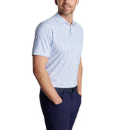 Peter Millar Switching Gears Performance Jersey Polo Golfhemd - Weiß