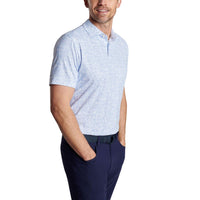 Peter Millar Switching Gears Performance Jersey Polo Golfhemd - Weiß