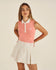 Malbon Women's Claudia Golf Polo Shirt - Coral Haze