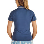 Malbon Women's Paloma Golf Polo Shirt - Vintage Indigo