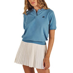 Malbon Women's Kin Polo - Blue Shadow