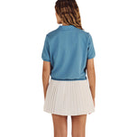 Malbon Women's Kin Polo - Blue Shadow