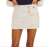 Malbon Women's Kita Quilted Skirt - Sugar Swizzle