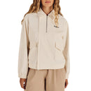 Malbon Damen Kade Jacke – Elfenbein