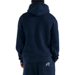Malbon Fesque Golf Kapuzenpullover – Marineblau