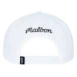 Malbon M Snapback Cap - White