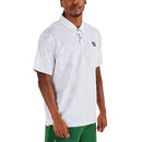Malbon Performance Mesh Golf-Poloshirt – Weiß