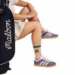 Malbon Damen Arabella Mesh Golfsocken – Canvas