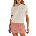Malbon Kin Polo für Damen – Elfenbein