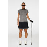 J.Lindeberg Women's Minnie Golf Polo -Hemd - dunkelgraue Melange
