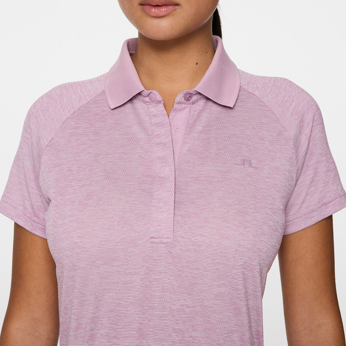 J.Lindeberg Women's Minnie Golf Polo -Hemd - sehr Traubenmischung