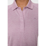 J.Lindeberg Women's Minnie Golf Polo -Hemd - sehr Traubenmischung