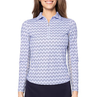 Golftini Frauen cooles Mädchen Langarm Golf Polo -Hemd - Nauti & schön