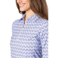Golftini Frauen cooles Mädchen Langarm Golf Polo -Hemd - Nauti & schön