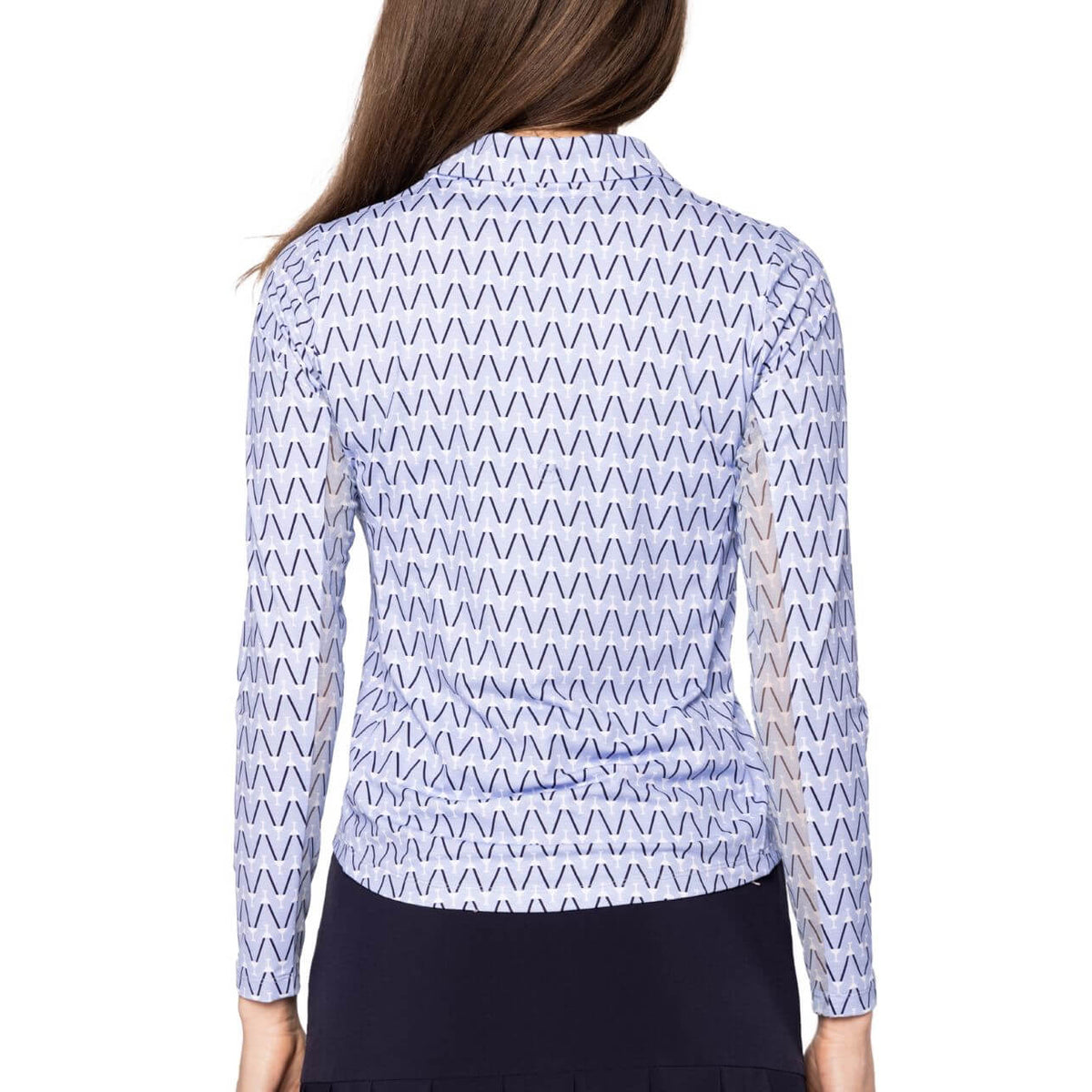 Golftini Frauen cooles Mädchen Langarm Golf Polo -Hemd - Nauti & schön