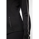 J.Lindeberg Women's NEFE Viertel Zip Golf Mid Layer - Schwarz