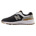 Neues Gleichgewicht 997 Spikeless Wide (EE) Golfschuhe - Schwarz/Weiß