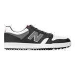 Neues Gleichgewicht 480 Spikeless Wide (EE) Golfschuhe -Schwarz/Weiß