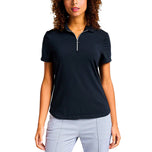 Nivo Damen Naila II Golf-Poloshirt – Schwarz